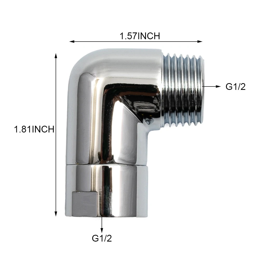Matte Black Shower Arm Connector Easy to Use & Maintain Compatible with Most Showerheads Shower Arms Shower Bases and Hoses
Matte Black Shower Arm Connector Easy to Use & Maintain Compatible with Most Showerheads Shower Arms Shower Bases and Hoses