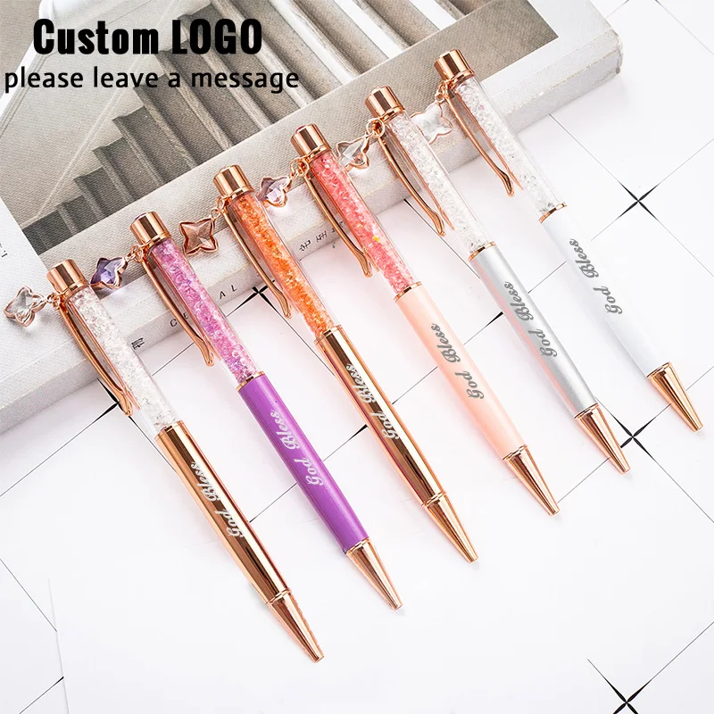 Kawaii Crystal Pendant Ballpoint Pens Laser Carving Personalized Logo Party Birthday Gift Office Accessories Student Stationery
Kawaii Crystal Pendant Ballpoint Pens Laser Carving Personalized Logo Party Birthday Gift Office Accessories Student Stationery