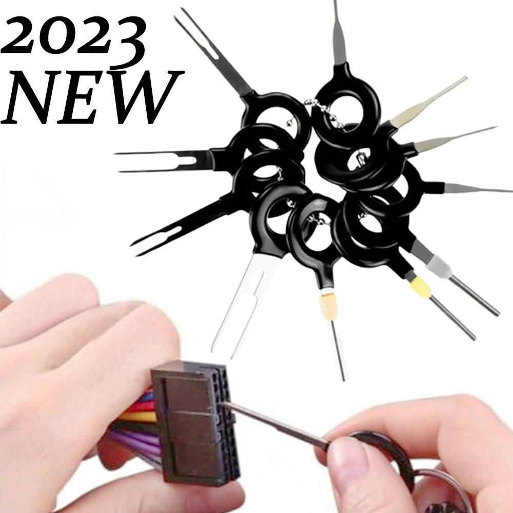 11pcs Car Terminal Removal Tools Terminal Picking Needle Wire Plug Connector Puller Release Pin Extractor Car Plug Repair Tools
11pcs Car Terminal Removal Tools Terminal Picking Needle Wire Plug Connector Puller Release Pin Extractor Car Plug Repair Tools
