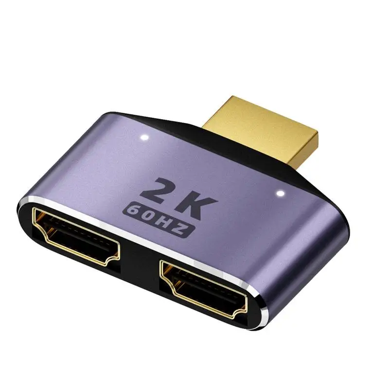HD 2K Dual Monitor Adapter Output Splitter Monitor Adapter 1 To 2 Way Male To Dual Female Converter Adapter For Notebook TV PC
HD 2K Dual Monitor Adapter Output Splitter Monitor Adapter 1 To 2 Way Male To Dual Female Converter Adapter For Notebook TV PC
