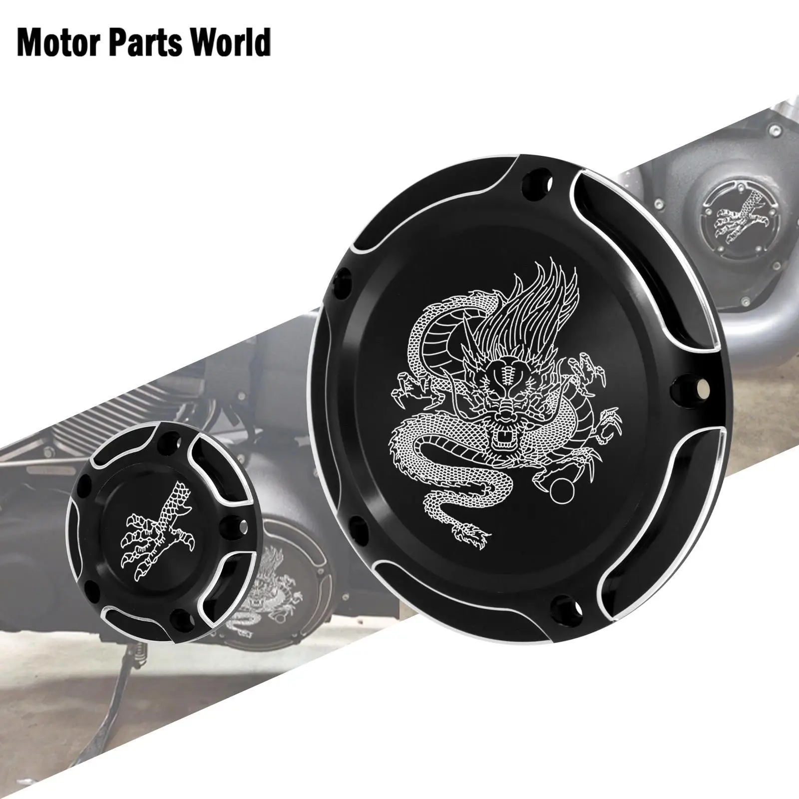 

Motorcycle CNC Derby Timing Timer Cover Dragon Engine Cover For Harley Touring Street Glide Softail Night Train Dyna 1999-2017