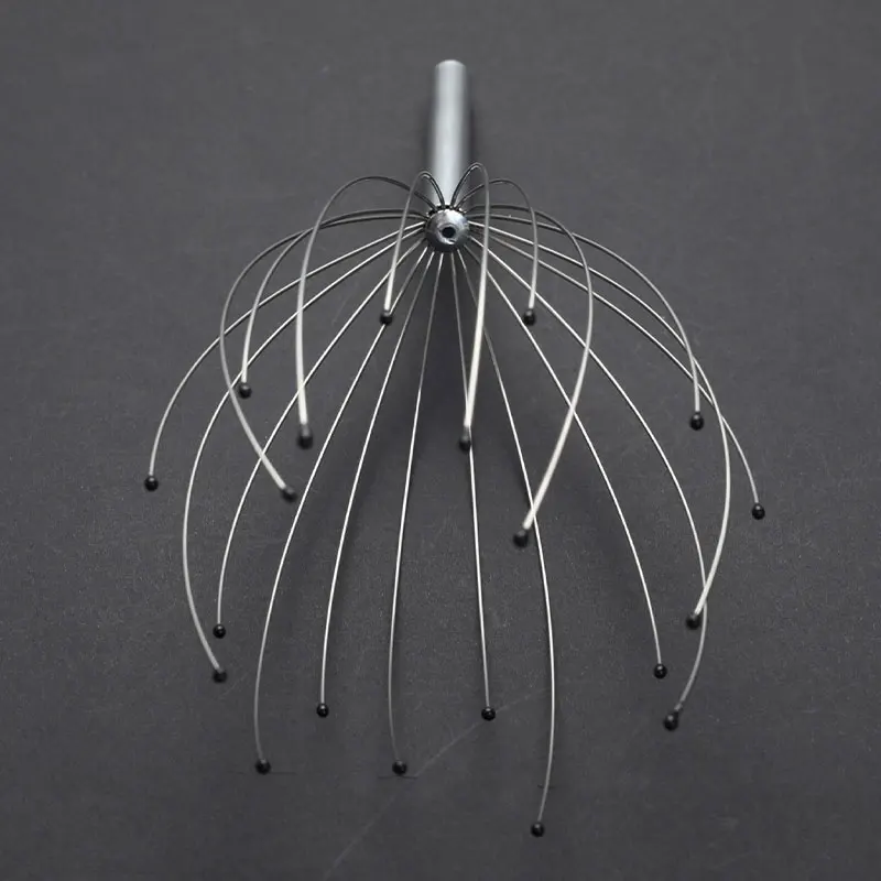 

Head Scratching Massage 20 Claws Octopus Head Massager Scalp Scratcher Massage Claw Small Artifact Soul Extraction Extractor