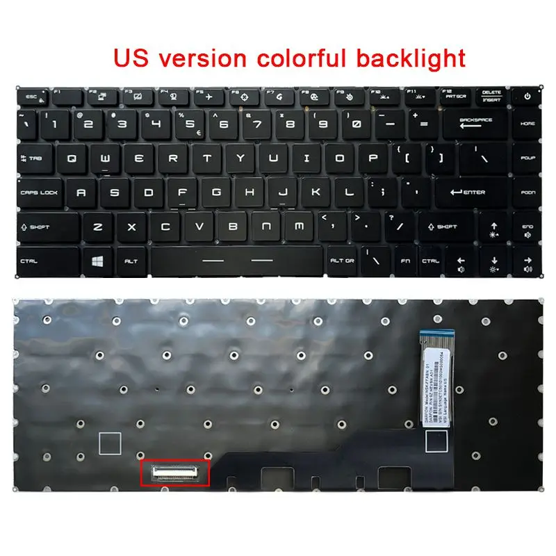 Новая клавиатура RU/US для MSI GE66 GP66 Raider 10SF 10SFS 10SGS MS-1541 GS66 Stealth 10SD 10SE MS-16V1 с RGB подсветкой Per-Key
Новая клавиатура RU/US для MSI GE66 GP66 Raider 10SF 10SFS 10SGS MS-1541 GS66 Stealth 10SD 10SE MS-16V1 с RGB подсветкой Per-Key