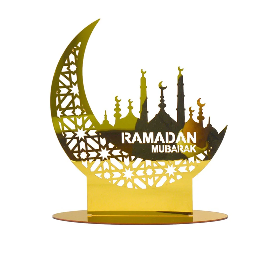 Acrylic Decorative Ornament Hollowed-out Moon Star Shapes Al-Fitr Aid Wedding Birthday Party Home Desktop Decor Gifts
Acrylic Decorative Ornament Hollowed-out Moon Star Shapes Al-Fitr Aid Wedding Birthday Party Home Desktop Decor Gifts