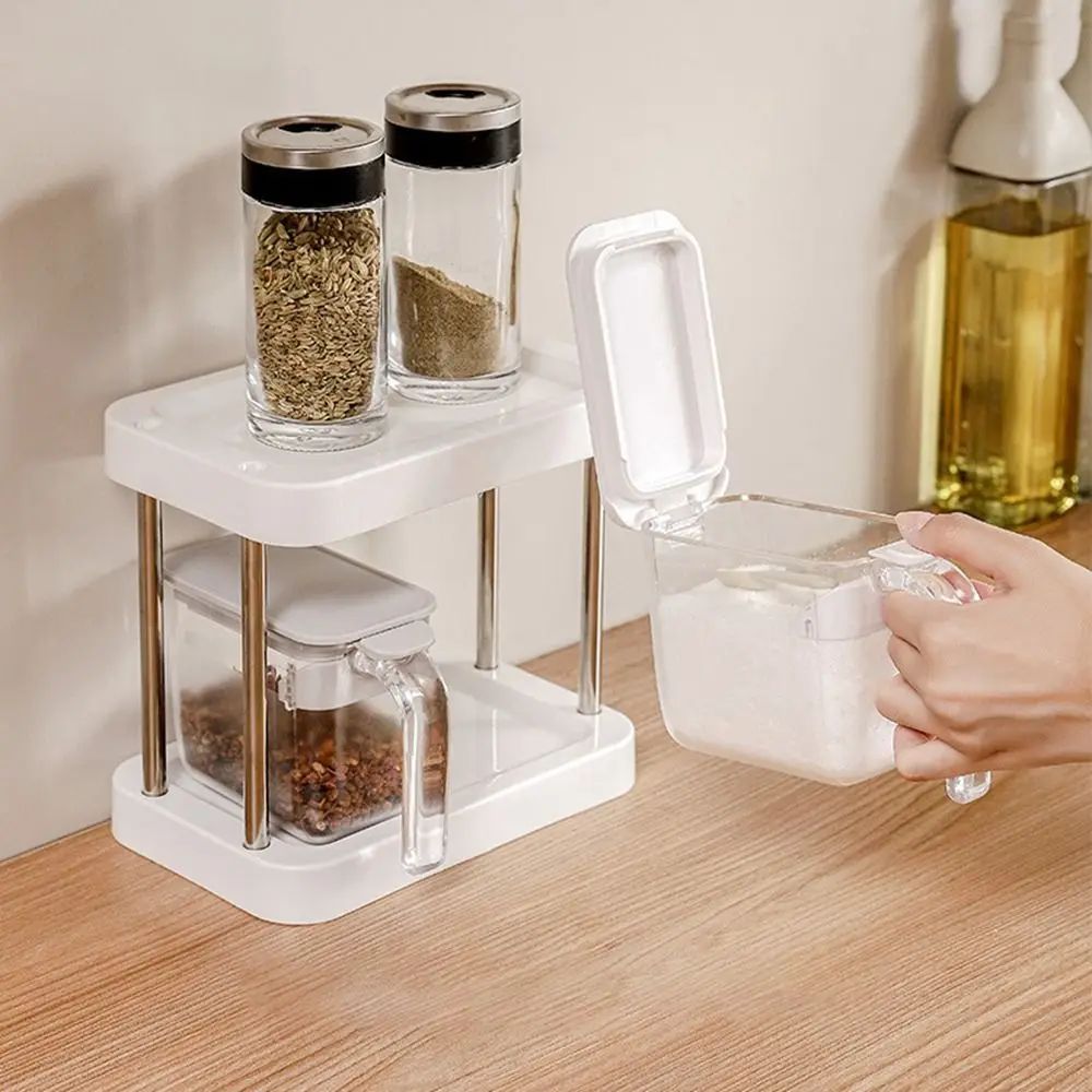 Transparent Sealed Seasoning Tank Plastic Moisture-proof Seasoning Box with Lids and Spoon Japanese Style
Transparent Sealed Seasoning Tank Plastic Moisture-proof Seasoning Box with Lids and Spoon Japanese Style