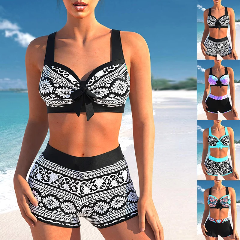 2023 Fashion Printed Bikini Women's Swimwear Summer Swimming Beach Suit Swimwear New Women's Sexy Bikini Two Piece Swimwear
2023 Fashion Printed Bikini Women's Swimwear Summer Swimming Beach Suit Swimwear New Women's Sexy Bikini Two Piece Swimwear