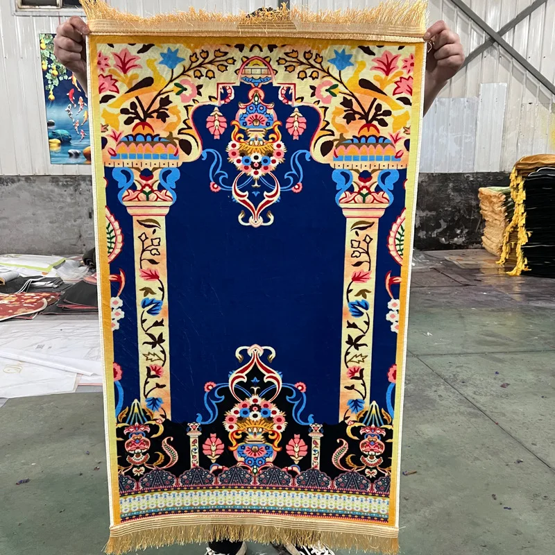 Prayer Carpet Blanket Prayermat with Tassel Simple Thickened Non-slip Worship Mat Flannel Solid Print Worship Blanket Cozy
Prayer Carpet Blanket Prayermat with Tassel Simple Thickened Non-slip Worship Mat Flannel Solid Print Worship Blanket Cozy