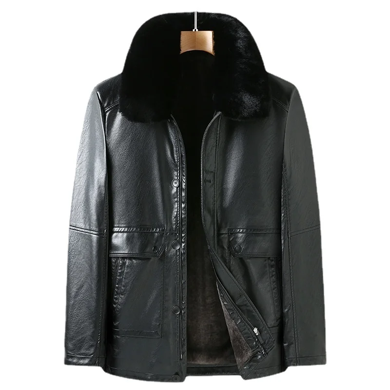 Winter New Arrival Fashion Autumn and Lapel Coat Men's Leather Padded Jacket Men Plus Size XL 2XL 3XL 4XL 5XL 6XL 7XL 8XL
Winter New Arrival Fashion Autumn and Lapel Coat Men's Leather Padded Jacket Men Plus Size XL 2XL 3XL 4XL 5XL 6XL 7XL 8XL