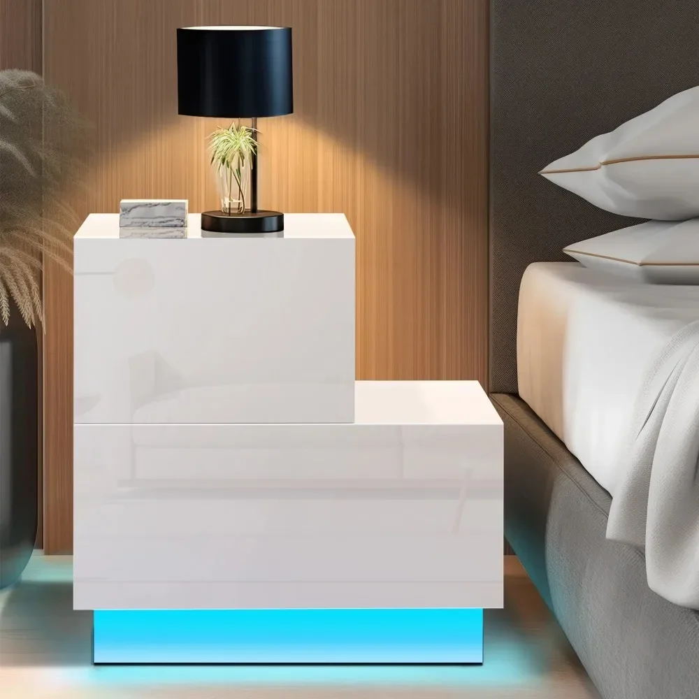 Living Room Bedside Table for Bedroom Furniture L-Shaped Bedside Table With Drawers Nightstands White LED Nightstand Tables Home
Living Room Bedside Table for Bedroom Furniture L-Shaped Bedside Table With Drawers Nightstands White LED Nightstand Tables Home