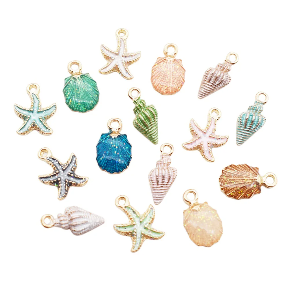 30pcs Ocean Sea Style Pendant Drip Oil Necklace Pendants for DIY Jewelry Making (Random Pattern)
30pcs Ocean Sea Style Pendant Drip Oil Necklace Pendants for DIY Jewelry Making (Random Pattern)