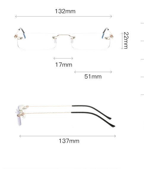 Men's Anti Blue Light Blocking Reading Glasses Cut Frameless Metal HD Lens Eyewear Women Prescription Presbyopic Glasses +400 29 Mallzona S2ee20403ec69433e88f92876e1766242L Men's Anti Blue Light Blocking Reading Glasses Cut Frameless Metal HD Lens Eyewear Women Prescription Presbyopic Glasses +400 Mallzona