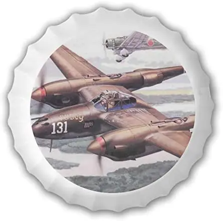 

Michelle Crosso Bottle Caps Metal Tin Signs Cafe Beer Bar Decoration Plat P-38 Lightning Fighter Vintage Retro Style Beer Cap a2