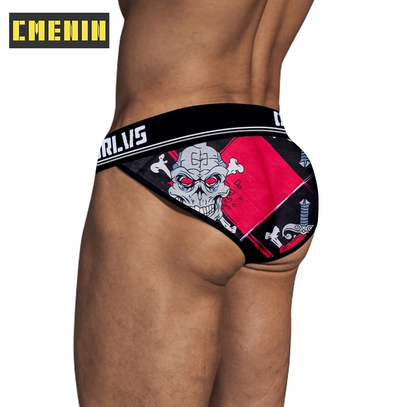 

New Brand Cotton Sexy Man Underwear Briefs Jockstraps Low waist Men's Briefs Bikini Gay Underpants Innerwear Cuecas OR6111