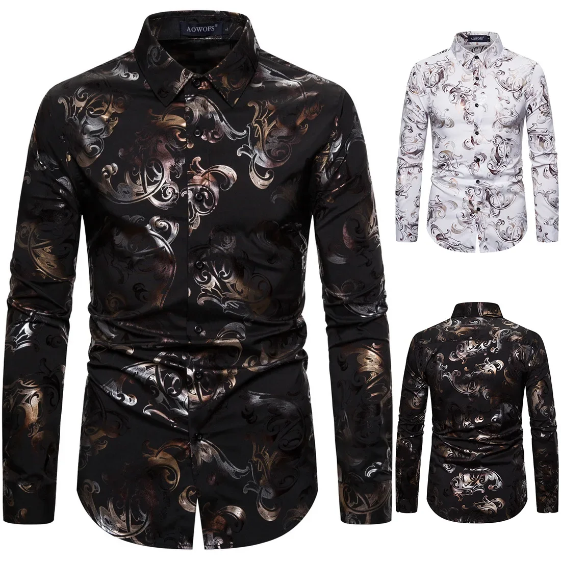 2023 New Men's Long Sleeve Shirt Button South Korea Fashion Street Dress Christmas Graphic T-shirt Luxury Printed Top
2023 New Men's Long Sleeve Shirt Button South Korea Fashion Street Dress Christmas Graphic T-shirt Luxury Printed Top