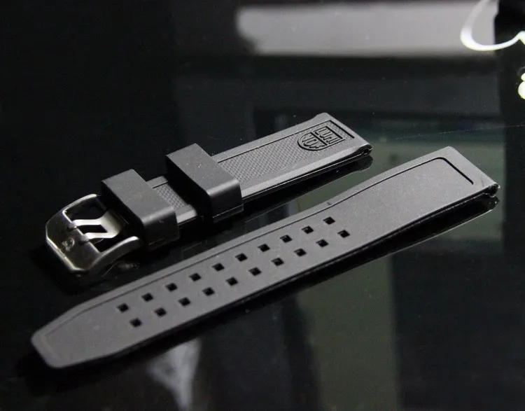 23mm Rubber Silicone Watchband Black Military Sports Watch Band Bracelet for Luminox Strap Accessories Mens 7251 3050 3051 1820
23mm Rubber Silicone Watchband Black Military Sports Watch Band Bracelet for Luminox Strap Accessories Mens 7251 3050 3051 1820