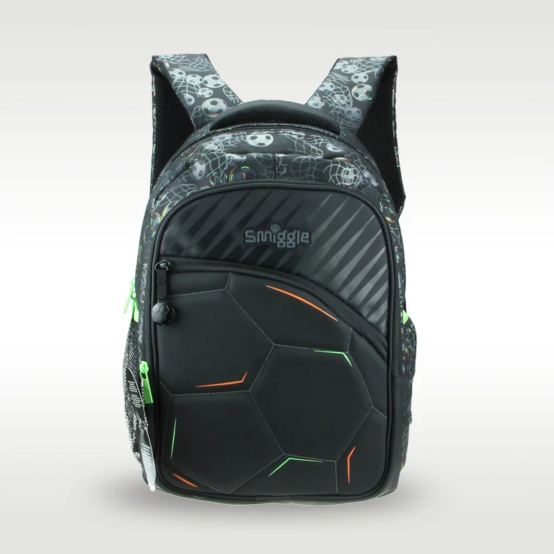 Australia Original Smiggle Children's Schoolbag Boys Primary School Backpack Black Football PU Waterproof Korean 7-12 Years 16L
Australia Original Smiggle Children's Schoolbag Boys Primary School Backpack Black Football PU Waterproof Korean 7-12 Years 16L