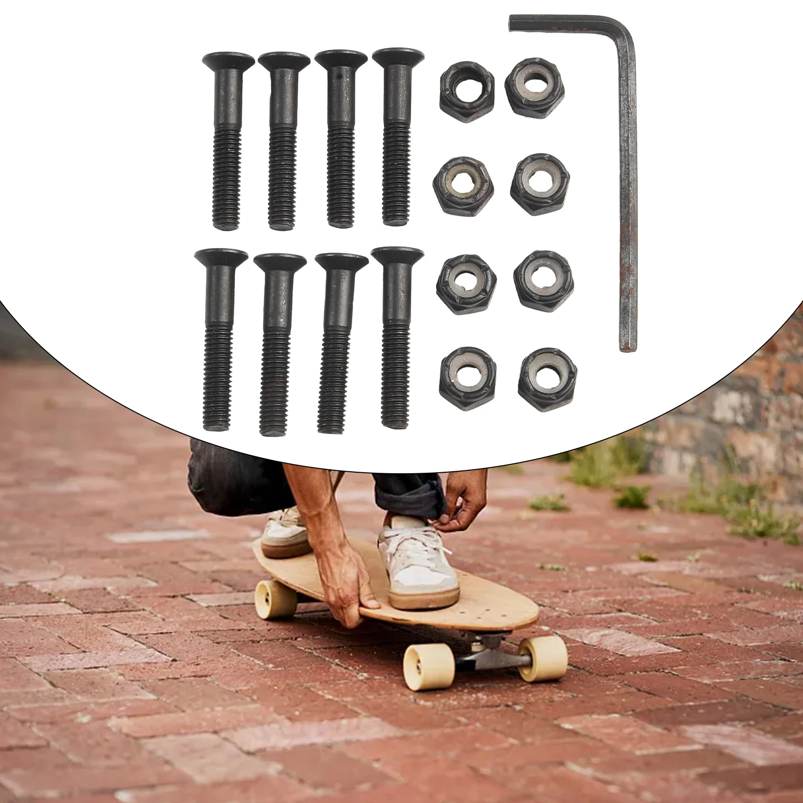 1set Internal Hexagonal Skateboard Bridge Nail 29/38/45mm Skateboard Deck Truck Fixing Bolt For Skateboard Longboard Surfboard
1set Internal Hexagonal Skateboard Bridge Nail 29/38/45mm Skateboard Deck Truck Fixing Bolt For Skateboard Longboard Surfboard