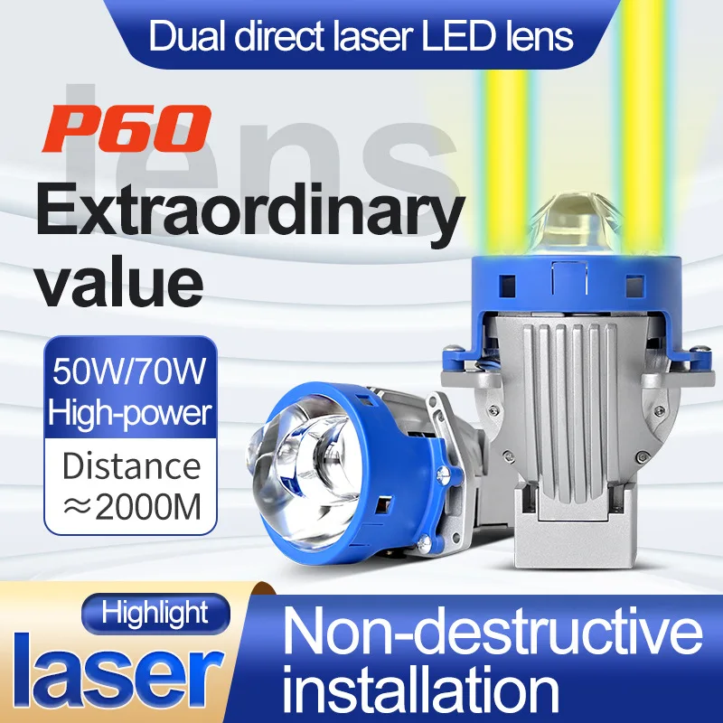 2Pcs 3 Inch Bi Laser LED Projector Hyperboloid Lens Headlight 12V 140W For Hella 3R G5 H4 H7 6000K Auto Lamp Car Lights Retrofit
2Pcs 3 Inch Bi Laser LED Projector Hyperboloid Lens Headlight 12V 140W For Hella 3R G5 H4 H7 6000K Auto Lamp Car Lights Retrofit
