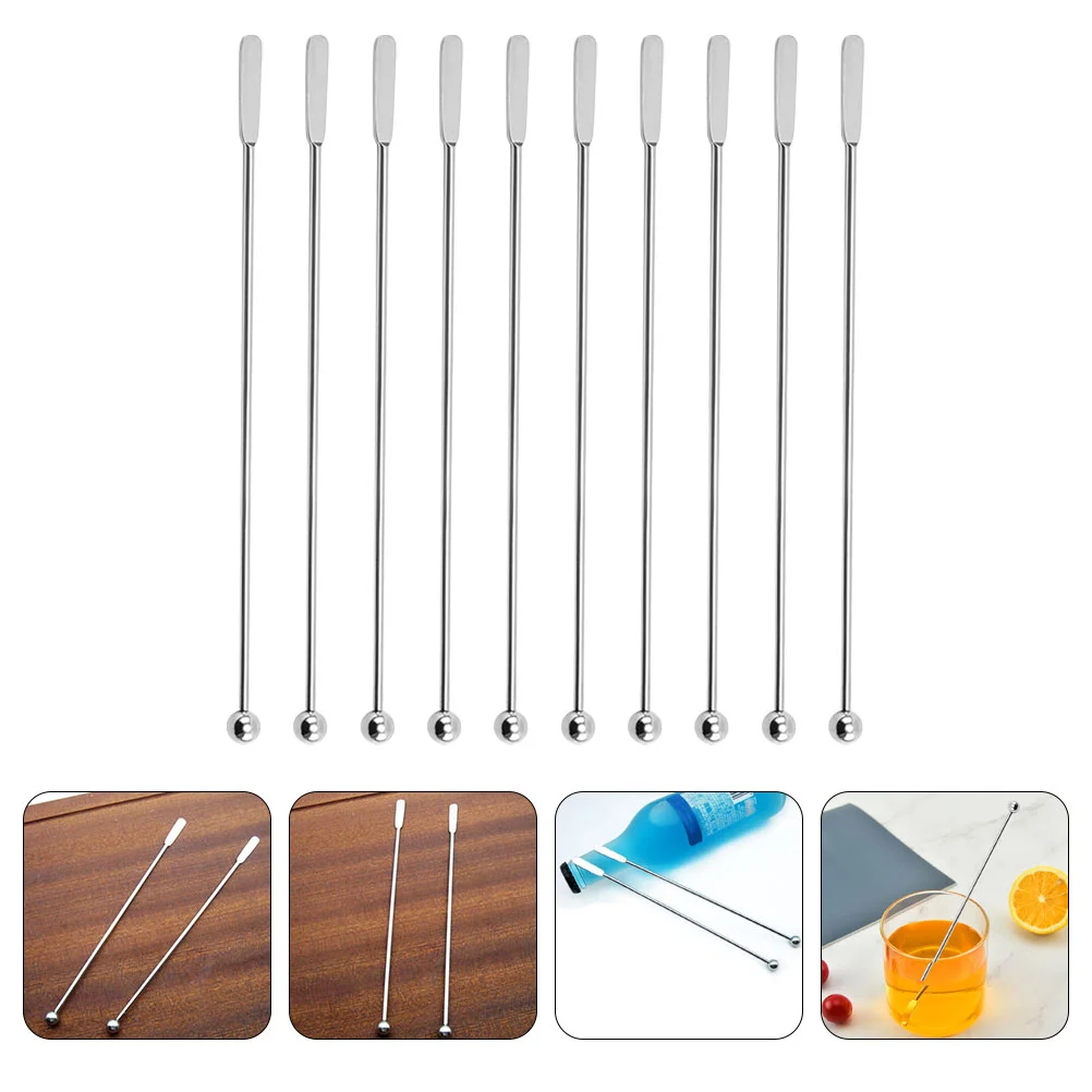 Coffee Mixing Stick Beverage Stirrers Ice Drink Stirrers Coffee Mixing Spoons Metal Mixing Stick Party Drink Swizzle Stick
Coffee Mixing Stick Beverage Stirrers Ice Drink Stirrers Coffee Mixing Spoons Metal Mixing Stick Party Drink Swizzle Stick
