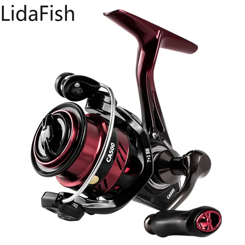 Lidafish CA Series Spinning Fishing Reel CNC Rocker Arm Fishing Reel 5.4:1 Saltwater Trout Spining Wheel Fishing Tools
Lidafish CA Series Spinning Fishing Reel CNC Rocker Arm Fishing Reel 5.4:1 Saltwater Trout Spining Wheel Fishing Tools