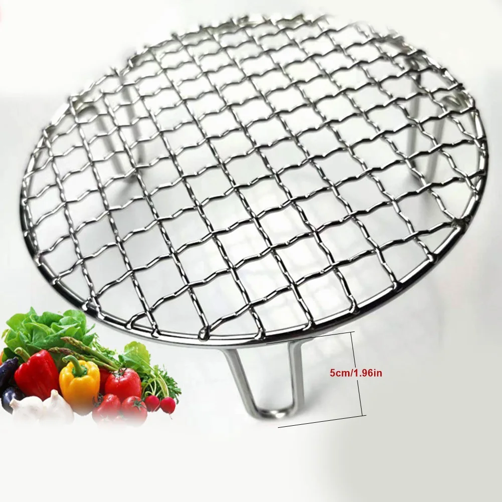 15cm/20cm/25cm/30.5cm Diameter Camping-BBQ Net Stainless Steel Round Grid Net Barbecue Net Baking Tray BBQ Grid With Leg
15cm/20cm/25cm/30.5cm Diameter Camping-BBQ Net Stainless Steel Round Grid Net Barbecue Net Baking Tray BBQ Grid With Leg