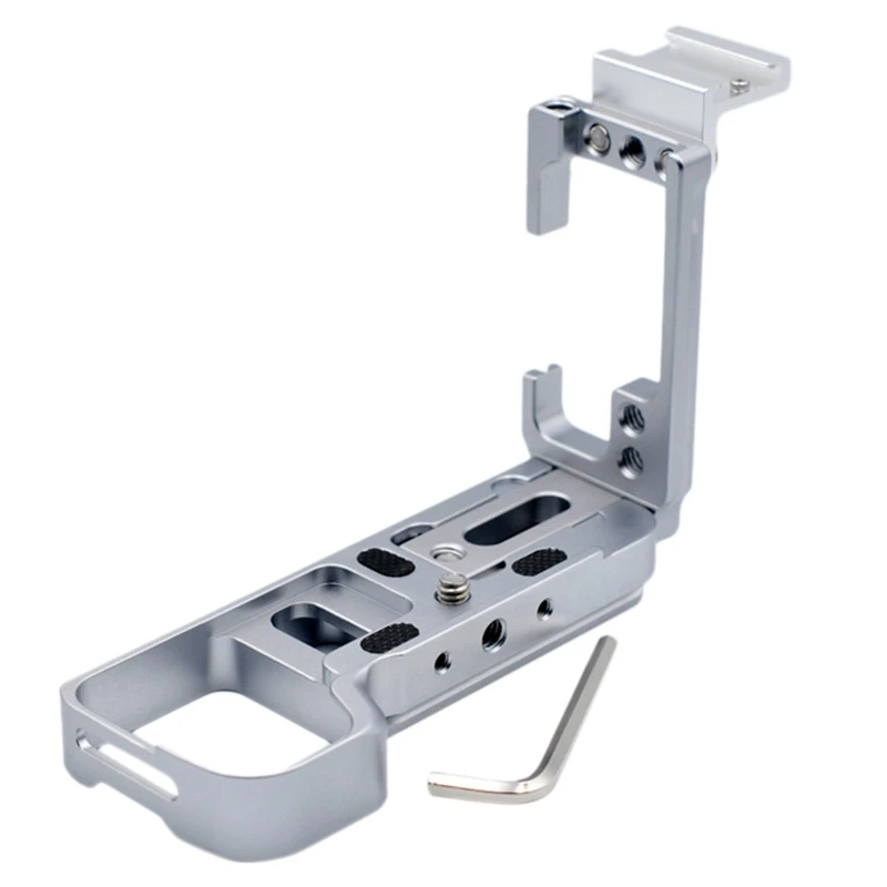 Quick Release Plate,for Sony A7C Camera L Bracket Quick Release Base with Hot Shoe Vertical Camera L Bracket Silver
Quick Release Plate,for Sony A7C Camera L Bracket Quick Release Base with Hot Shoe Vertical Camera L Bracket Silver