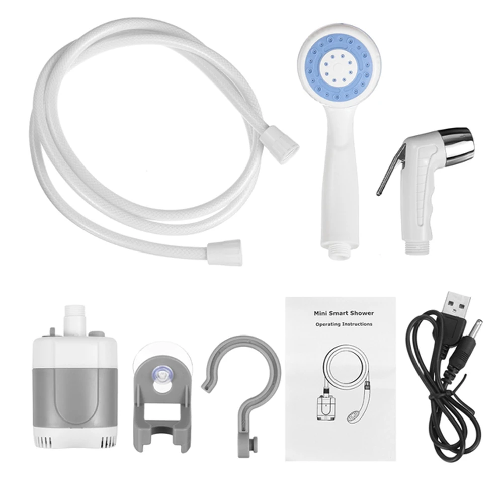 New USB Rechargeable Portable Car Washer Camping Shower Set Car Shower Washer Pump for Outdoor Camping Grey
New USB Rechargeable Portable Car Washer Camping Shower Set Car Shower Washer Pump for Outdoor Camping Grey
