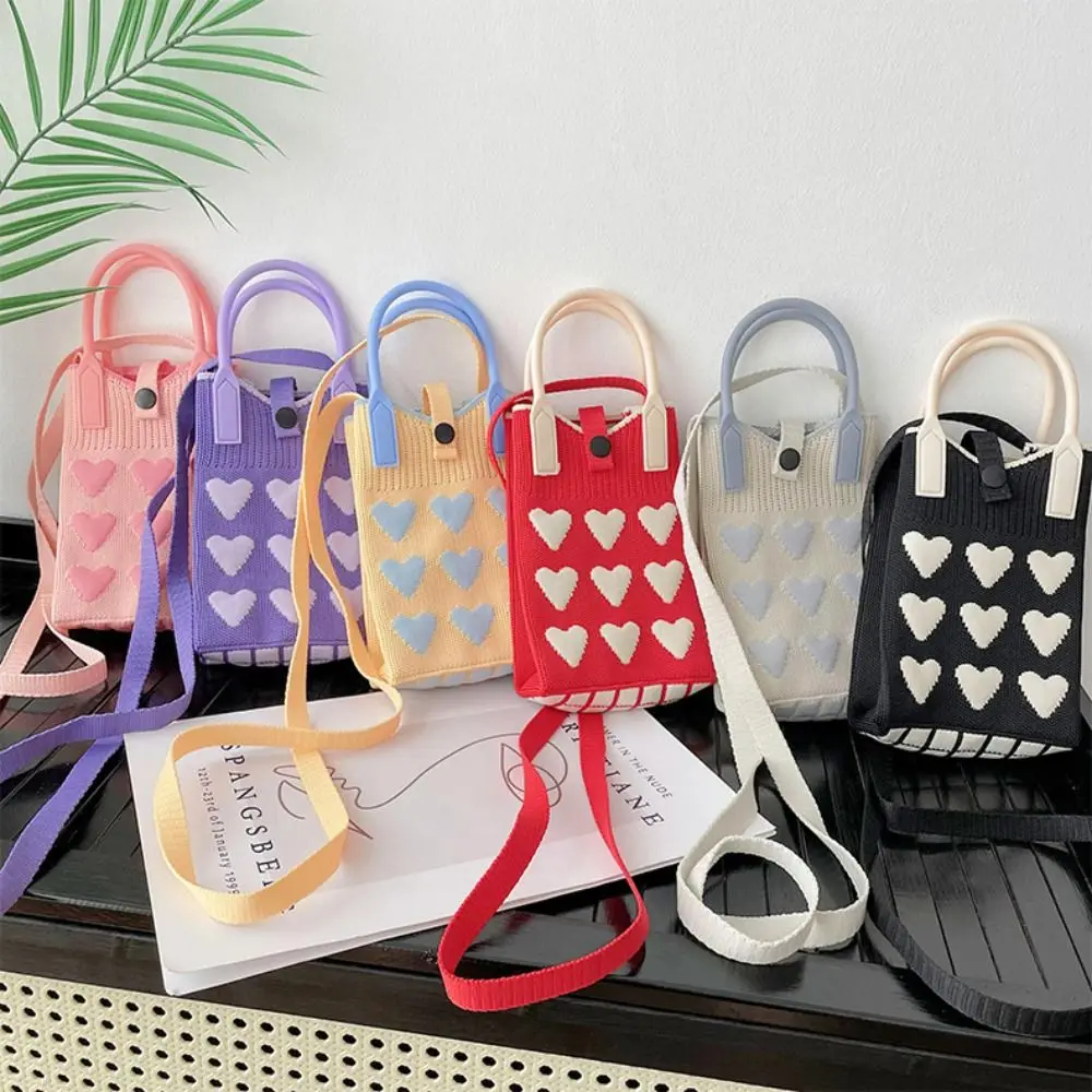 Sweet Love Knit Handbag Reusable Mini Knit Knot Wrist Bag High-capacity Phone Bag Women
Sweet Love Knit Handbag Reusable Mini Knit Knot Wrist Bag High-capacity Phone Bag Women