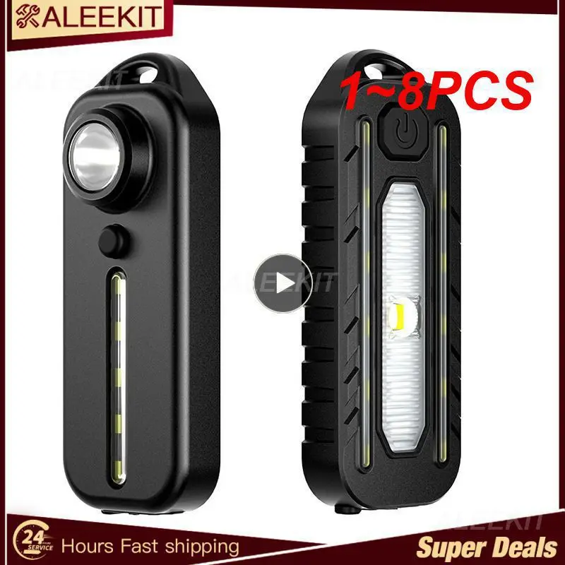 1~8PCS Mini LED Flashlight USB Rechargeable Bike Light Portable Pocket Flashlight Keychain Lamp Taillight Flash Warning
1~8PCS Mini LED Flashlight USB Rechargeable Bike Light Portable Pocket Flashlight Keychain Lamp Taillight Flash Warning