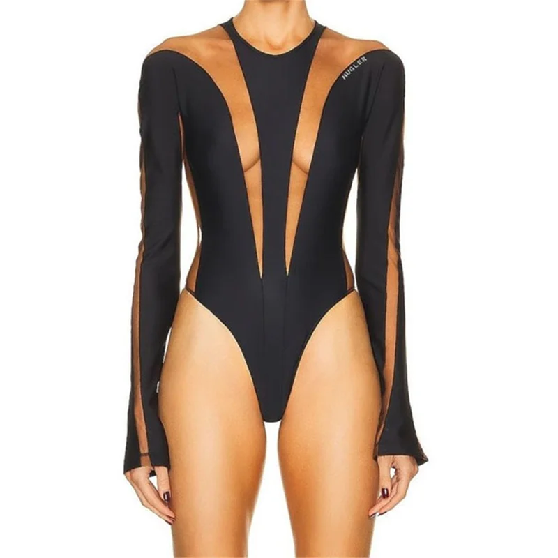 New Style For Spring And Summer 2023 Women's Bodysuit Mesh Panel Long-Sleeved Top Korean Fashion Women's Corset Sexy T-Shirt y2k
New Style For Spring And Summer 2023 Women's Bodysuit Mesh Panel Long-Sleeved Top Korean Fashion Women's Corset Sexy T-Shirt y2k