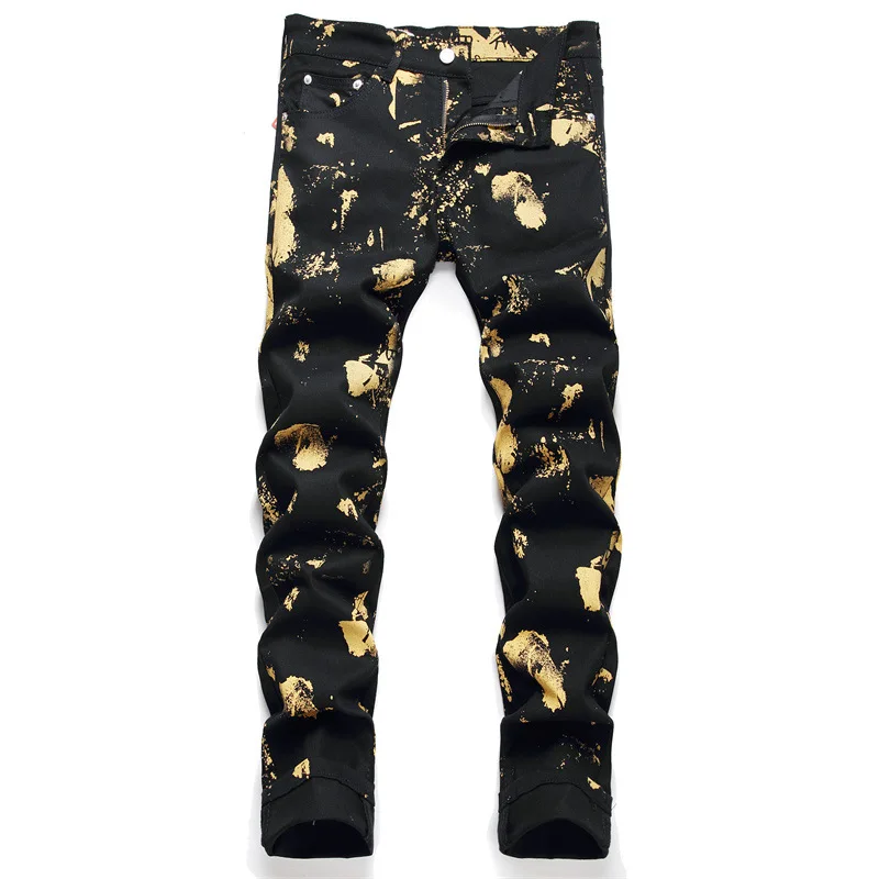 European American Style Fashion Brand Men's Jeans Street Printed Fashion Slim Stretch Denim Mid-Waist Casual Motorcycle Pants
European American Style Fashion Brand Men's Jeans Street Printed Fashion Slim Stretch Denim Mid-Waist Casual Motorcycle Pants
