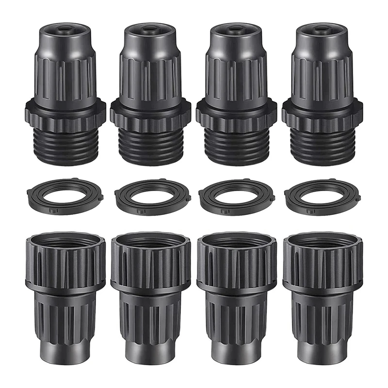 4 PCS Drip Irrigation Pressure Regulator 25 PSI & Faucet Adapter Kit, Black Plastic Drip Irrigation Tubing Adapter
4 PCS Drip Irrigation Pressure Regulator 25 PSI & Faucet Adapter Kit, Black Plastic Drip Irrigation Tubing Adapter