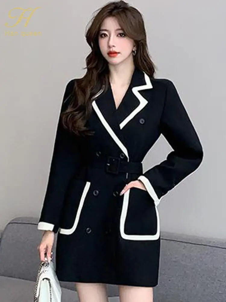 BabYoung 2023 Winter Dresses Korean Color Blocking Double-Breasted Vestidos Elegant Fashion Simple Office Party Casual Dress
BabYoung 2023 Winter Dresses Korean Color Blocking Double-Breasted Vestidos Elegant Fashion Simple Office Party Casual Dress