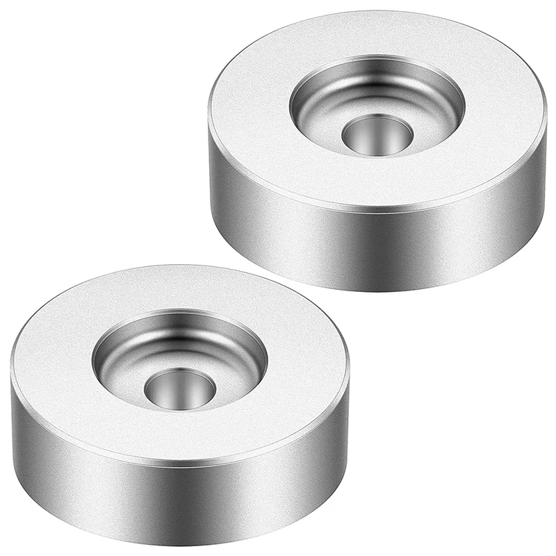 2 Pcs 45 RPM Adapter Solid Aluminum 7 Inch Vinyl Record 45 RPM Record Turntable Adapter For Most Vinyl Record Turntables
2 Pcs 45 RPM Adapter Solid Aluminum 7 Inch Vinyl Record 45 RPM Record Turntable Adapter For Most Vinyl Record Turntables