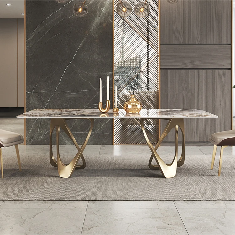 Italian light luxury sintered stone dining table modern minimalist dining table rectangular small apartment dining table
Italian light luxury sintered stone dining table modern minimalist dining table rectangular small apartment dining table
