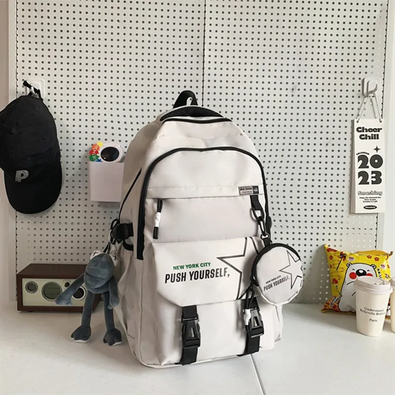 2024 New Student Schoolbag Lightweight Large Capacity Travel Sturdy And Durable Backpack High School Students Shoulders Backpack
2024 New Student Schoolbag Lightweight Large Capacity Travel Sturdy And Durable Backpack High School Students Shoulders Backpack