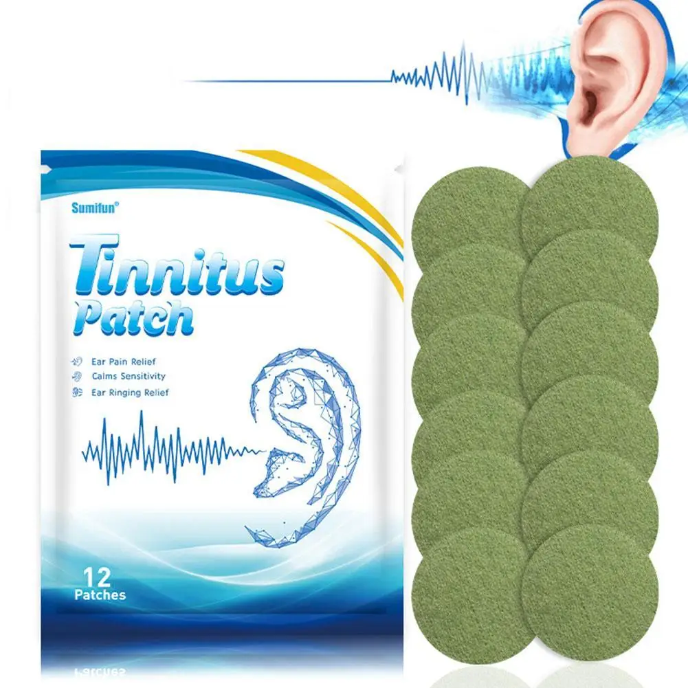 12pcs/bag Ear Ringing Tinnitus Patch For Ear Pain Protect Hearing Loss Sticker Natural Herbal Extract Medical Health Care
12pcs/bag Ear Ringing Tinnitus Patch For Ear Pain Protect Hearing Loss Sticker Natural Herbal Extract Medical Health Care