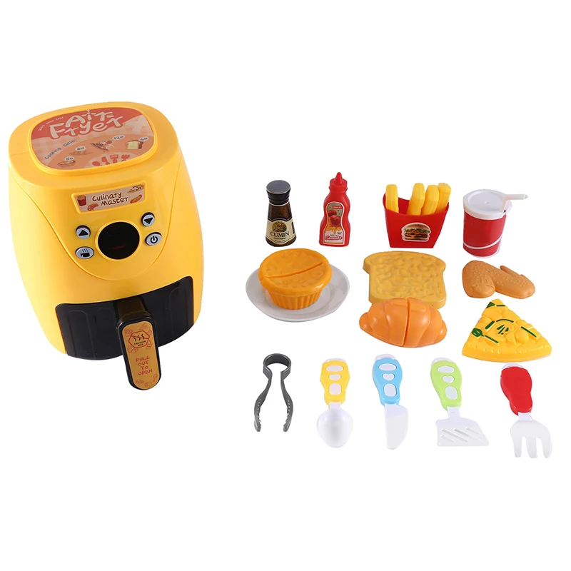 Children's Simulation Smart Air Fryer Puzzle Play House Mini Kitchen Color Changing Cooking Toy Set Cartoon Red 
Children's Simulation Smart Air Fryer Puzzle Play House Mini Kitchen Color Changing Cooking Toy Set Cartoon Red