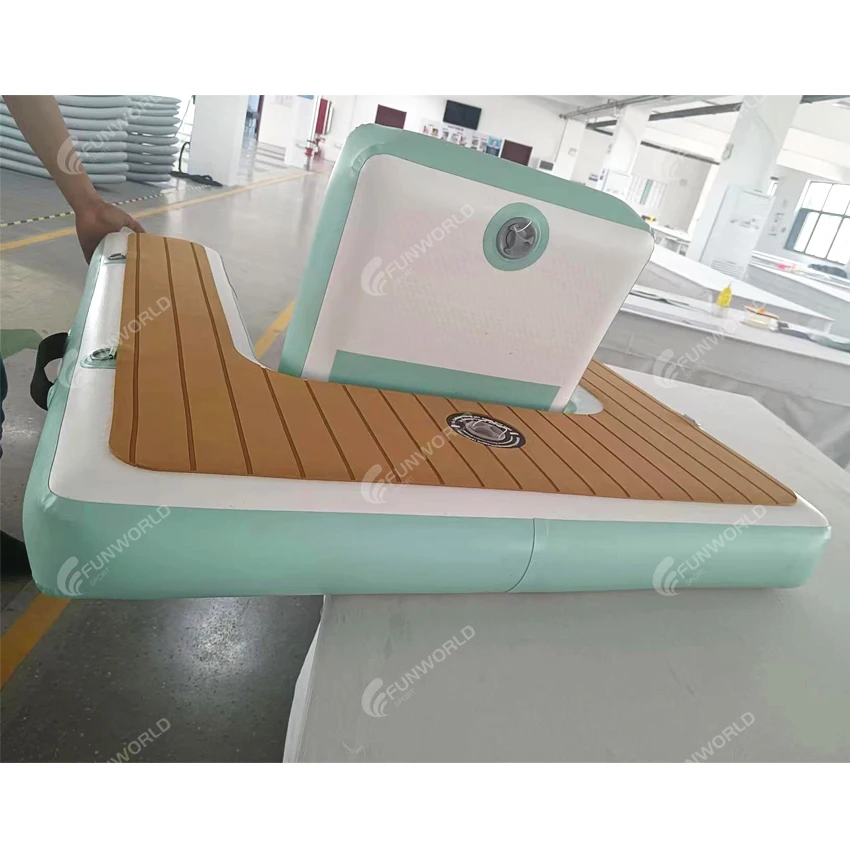 IFUNWOD Summer Water Play Equipment Inflatable Water Floating Chair Hangout Chair Swim Platform With Eva Teak
IFUNWOD Summer Water Play Equipment Inflatable Water Floating Chair Hangout Chair Swim Platform With Eva Teak