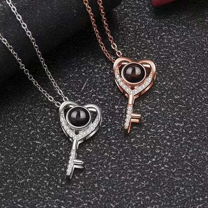 100 Languages I Love You Necklace Heart Key Pendant Necklaces For Women 2023 New In Hot Sale Wedding Romantic Jewelry As Gifts
100 Languages I Love You Necklace Heart Key Pendant Necklaces For Women 2023 New In Hot Sale Wedding Romantic Jewelry As Gifts