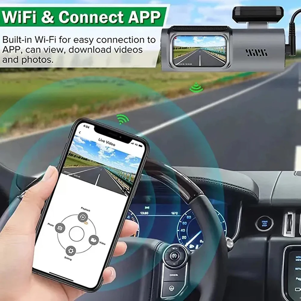HD Wireless Driving Recorder With G-Sensor Multi-Purpose Wide Angle Camera Auto Accessoires
HD Wireless Driving Recorder With G-Sensor Multi-Purpose Wide Angle Camera Auto Accessoires