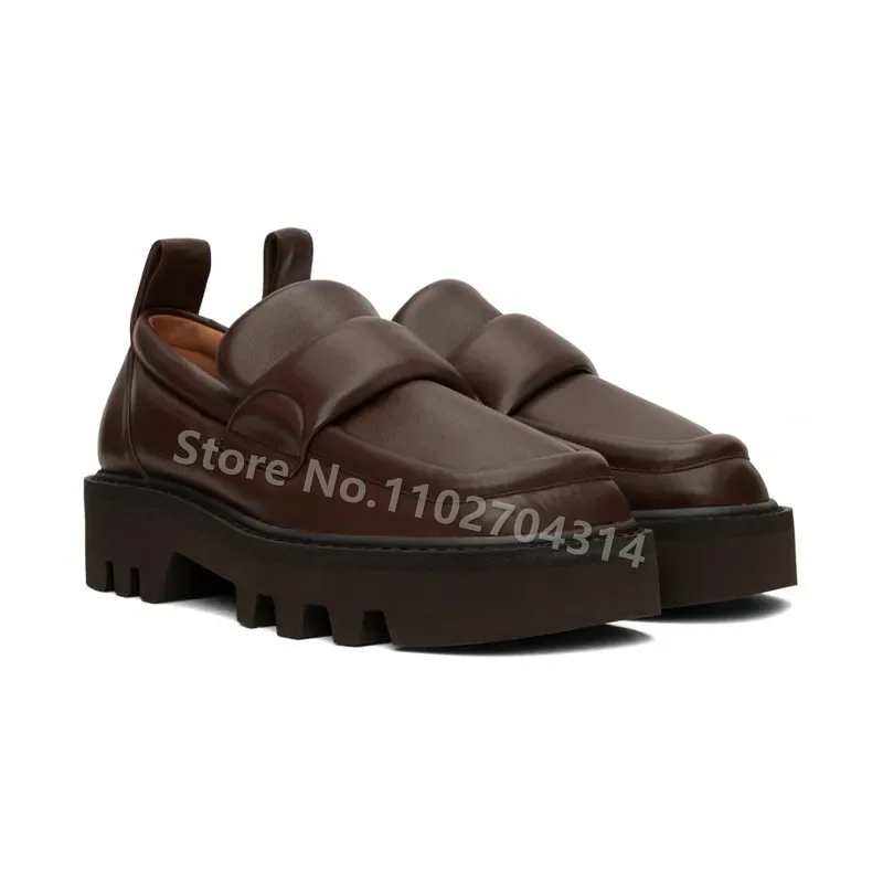 Summer Genuine Leather Men's Shoes Chunky Bottom Height Increasing Shallow Slip-On Gentleman Loafers Male Office Casual Shoes
Summer Genuine Leather Men's Shoes Chunky Bottom Height Increasing Shallow Slip-On Gentleman Loafers Male Office Casual Shoes