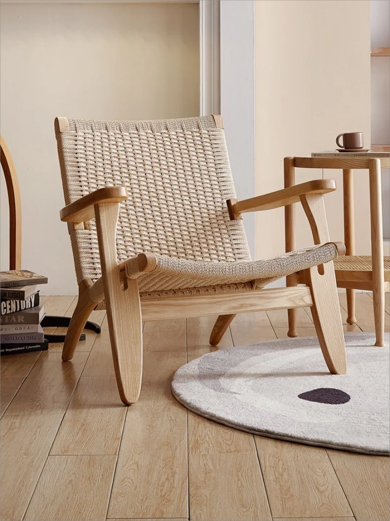 Rattan Solid Wood Home Balcony Living Room Armchair Back Single Sofa Lazy Simple Chair Office Conference Room Furnitures
Rattan Solid Wood Home Balcony Living Room Armchair Back Single Sofa Lazy Simple Chair Office Conference Room Furnitures