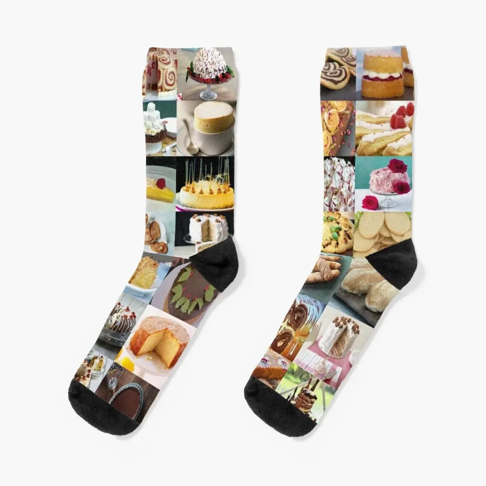 

Great British Baking Show Socks Rugby winter gifts Male Socks Women's