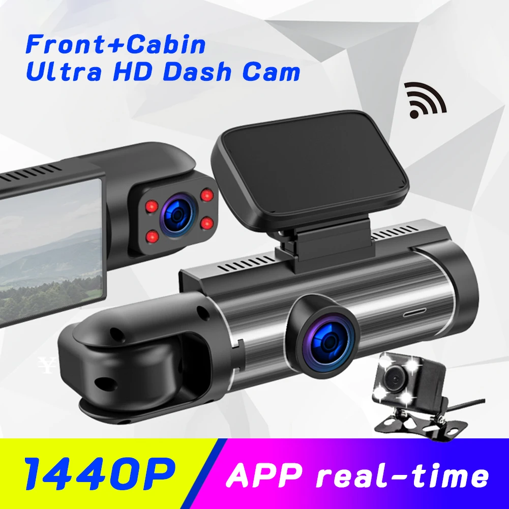 Dual Lens Car Dash Cam HD 1080P Car Video Recorder With WiFi Night Vision G-Sensor Loop Recording 24h Monitoring Car DVR
Dual Lens Car Dash Cam HD 1080P Car Video Recorder With WiFi Night Vision G-Sensor Loop Recording 24h Monitoring Car DVR