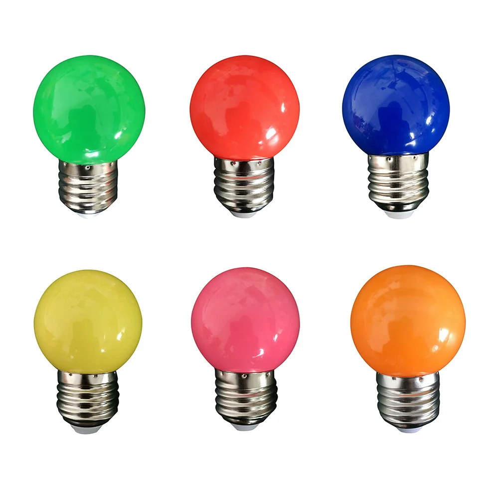 6Pcs E27 Light Bulbs Energy Saving Colored LED Lights Lighting Accessories Home Decor Party Decor Pubs Decor 70mmx45mm
6Pcs E27 Light Bulbs Energy Saving Colored LED Lights Lighting Accessories Home Decor Party Decor Pubs Decor 70mmx45mm