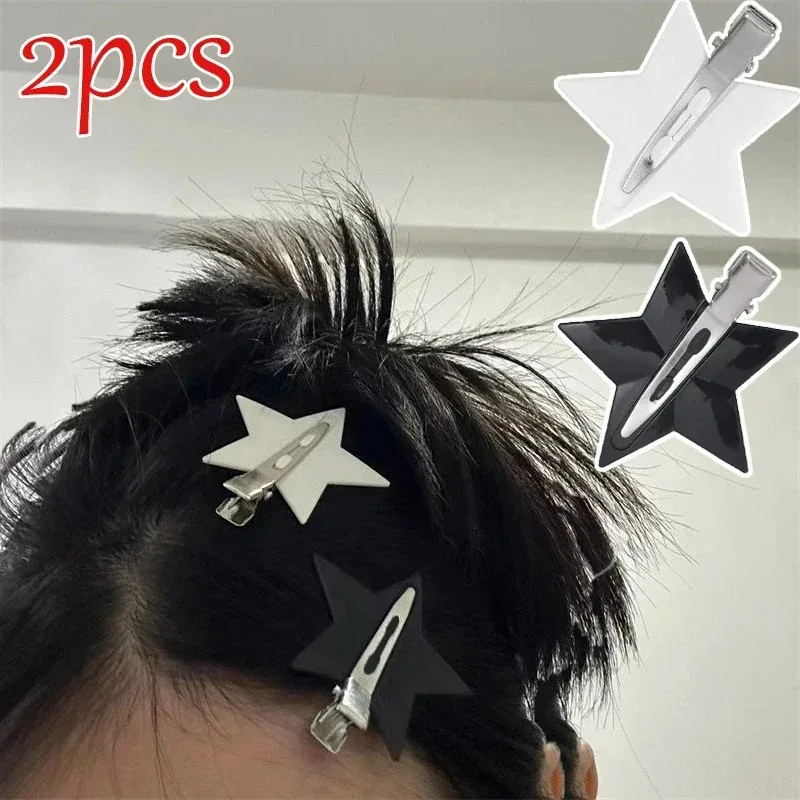 Sweet Cool Star Hairpins Acrylic Star Hair Duckbill Clip Korean Metal Bobby Pin Y2k Hair Accessories Headdress for Girls
Sweet Cool Star Hairpins Acrylic Star Hair Duckbill Clip Korean Metal Bobby Pin Y2k Hair Accessories Headdress for Girls
