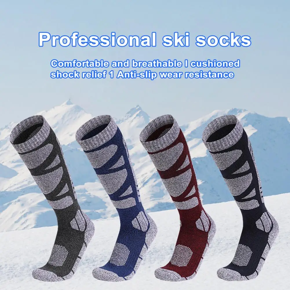 Long Ski Socks Thermal Knee-high Ski Socks for Men Women Breathable Moisture Wicking Non-slip Wear Resistant Thick for Outdoor
Long Ski Socks Thermal Knee-high Ski Socks for Men Women Breathable Moisture Wicking Non-slip Wear Resistant Thick for Outdoor
