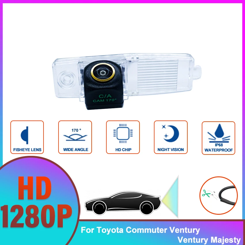 Back up Rear View camera Reverse Camera Night Vision Waterproof High quality RCA For Toyota Commuter Ventury Ventury Majesty
Back up Rear View camera Reverse Camera Night Vision Waterproof High quality RCA For Toyota Commuter Ventury Ventury Majesty