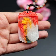 Natural Color Jade Zodiac Dragon Pendant Necklace Charm Jewelry Hand-Carved Fashion Accessories Amulet Lucky Gifts for Men Women
Natural Color Jade Zodiac Dragon Pendant Necklace Charm Jewelry Hand-Carved Fashion Accessories Amulet Lucky Gifts for Men Women